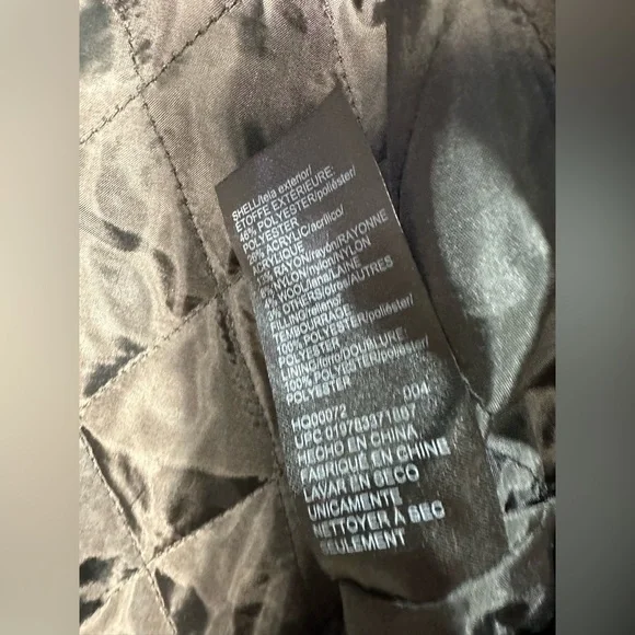 NWT Haggar Men's Mid-Length Single Breasted Brushed Twill Topcoat Size Medium - Picture 10 of 10